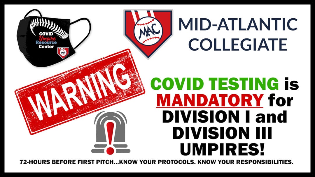 COVID Tests Mandatory